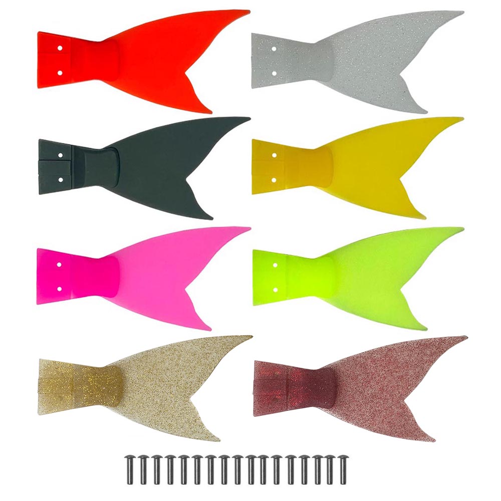 Fishing Lure Popper - 6 piezas de cola de repuesto