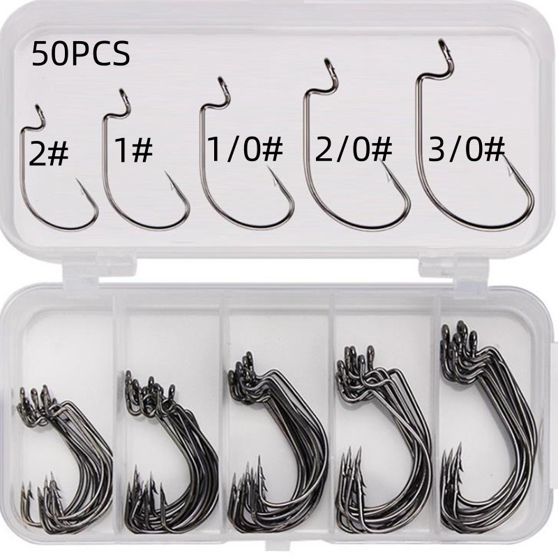 Fishing Lure Spinnerbait - 50 Piezas/Caja de Anzuelos de Pesca
