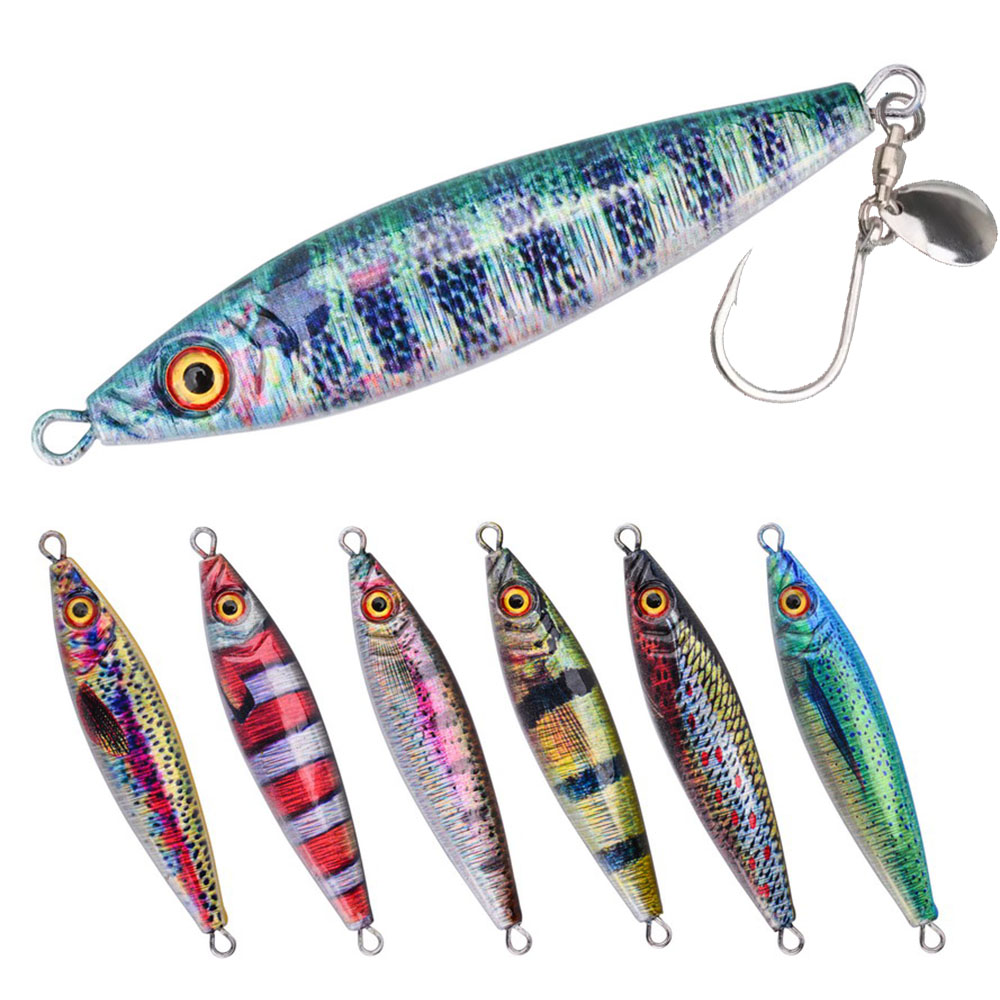 Fishing Lure Blade Bait - Señuelo de metal con cuchilla giratoria