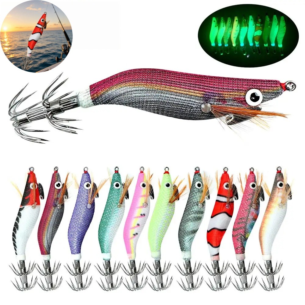Señuelo Luminoso para Calamar, - Fishing Lure Jig reseña y precio