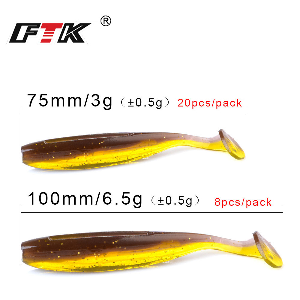 FTK 8-20 piezas Señuelos de pe - Fishing Lure Swimbait reseña y precio