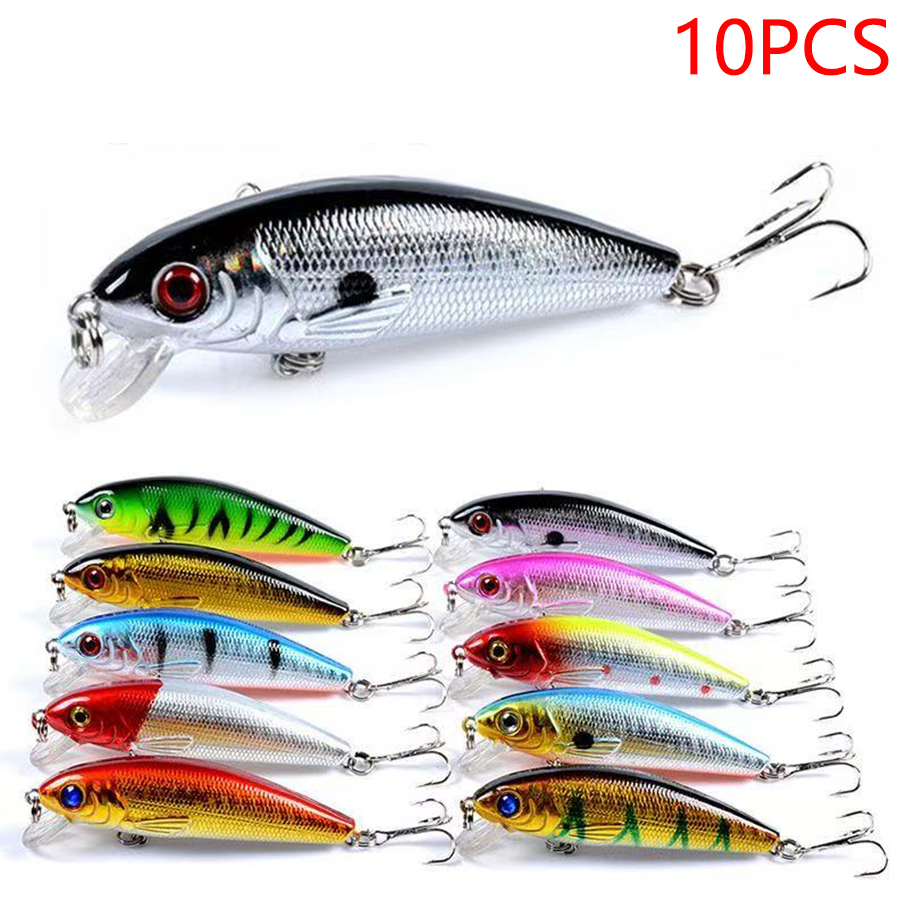 10 Uds Jerkbait Minnow Crankba - Fishing Lure Jerkbait reseña y precio
