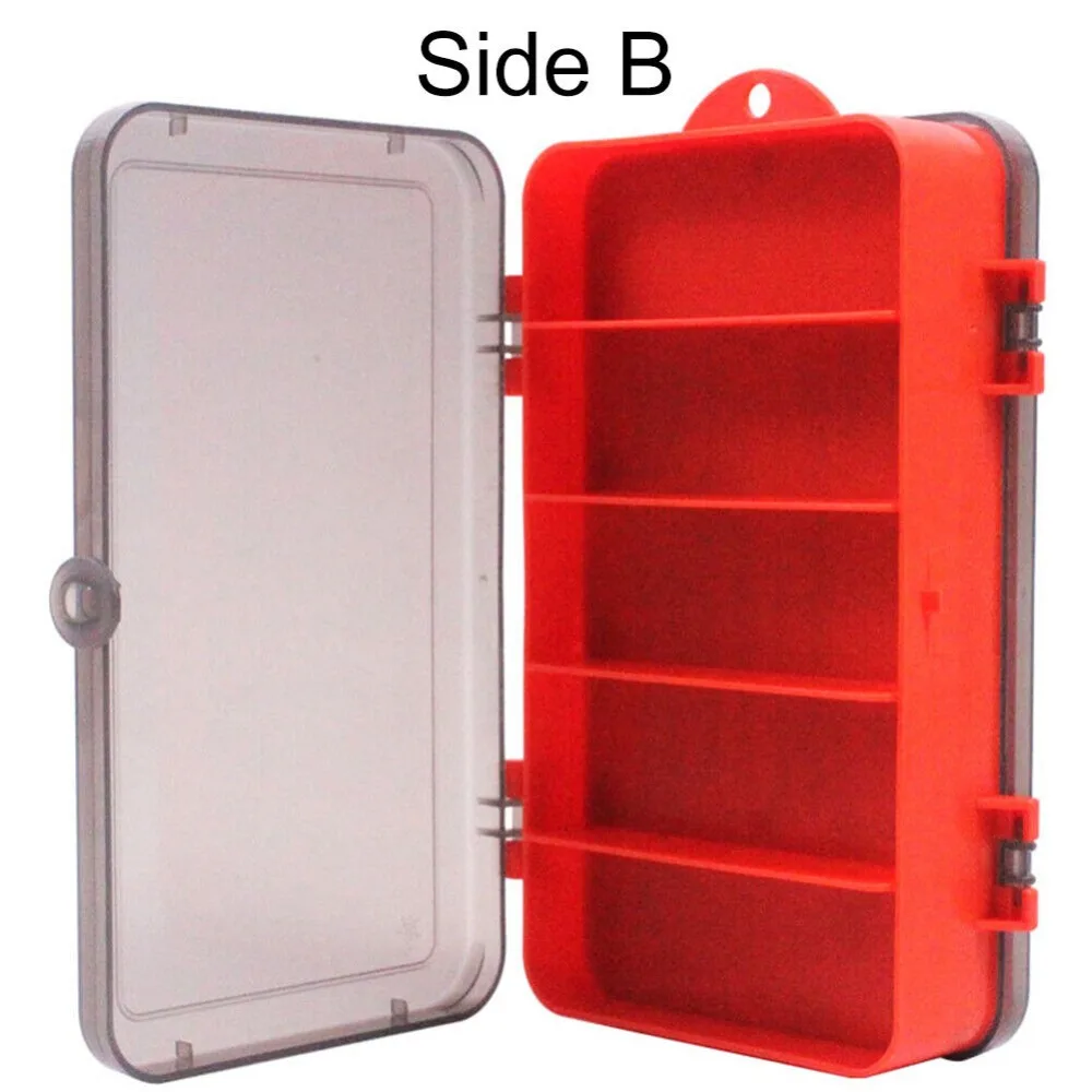 Caja de cebo dividida de doble - Fishing Lure Soft Plastic reseña y precio
