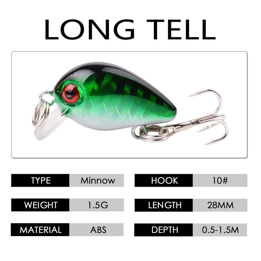Crazy wobbler-Mini señuelo de  - Fishing Lure Topwater reseña y precio