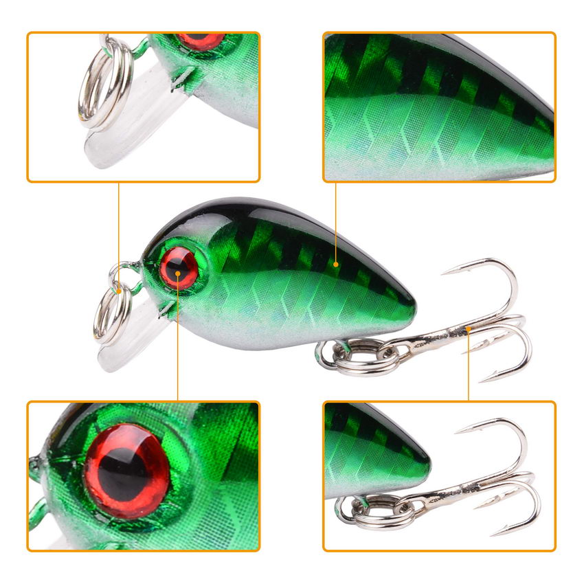 Crazy wobbler-Mini señuelo de  - Fishing Lure Topwater reseña y precio